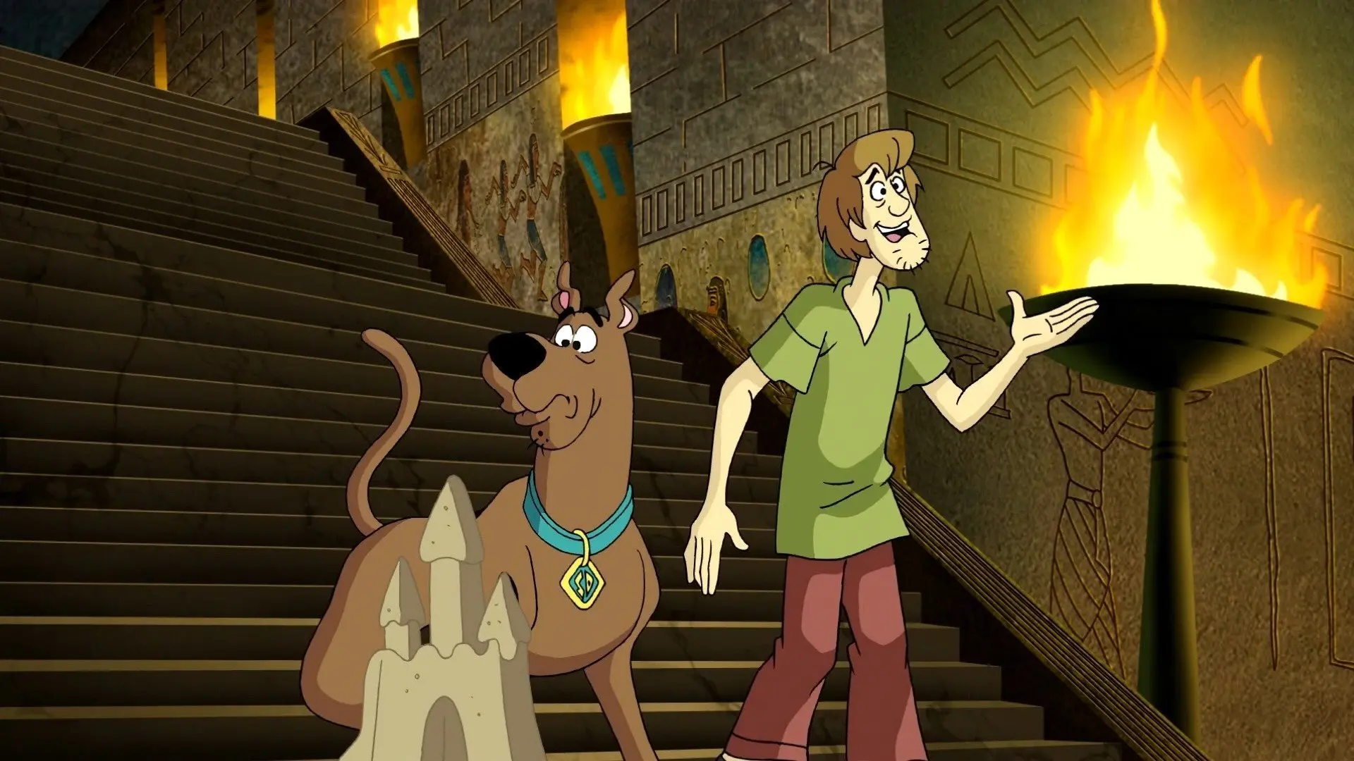 Scooby-Doo! in Where's My Mummy? backdrop