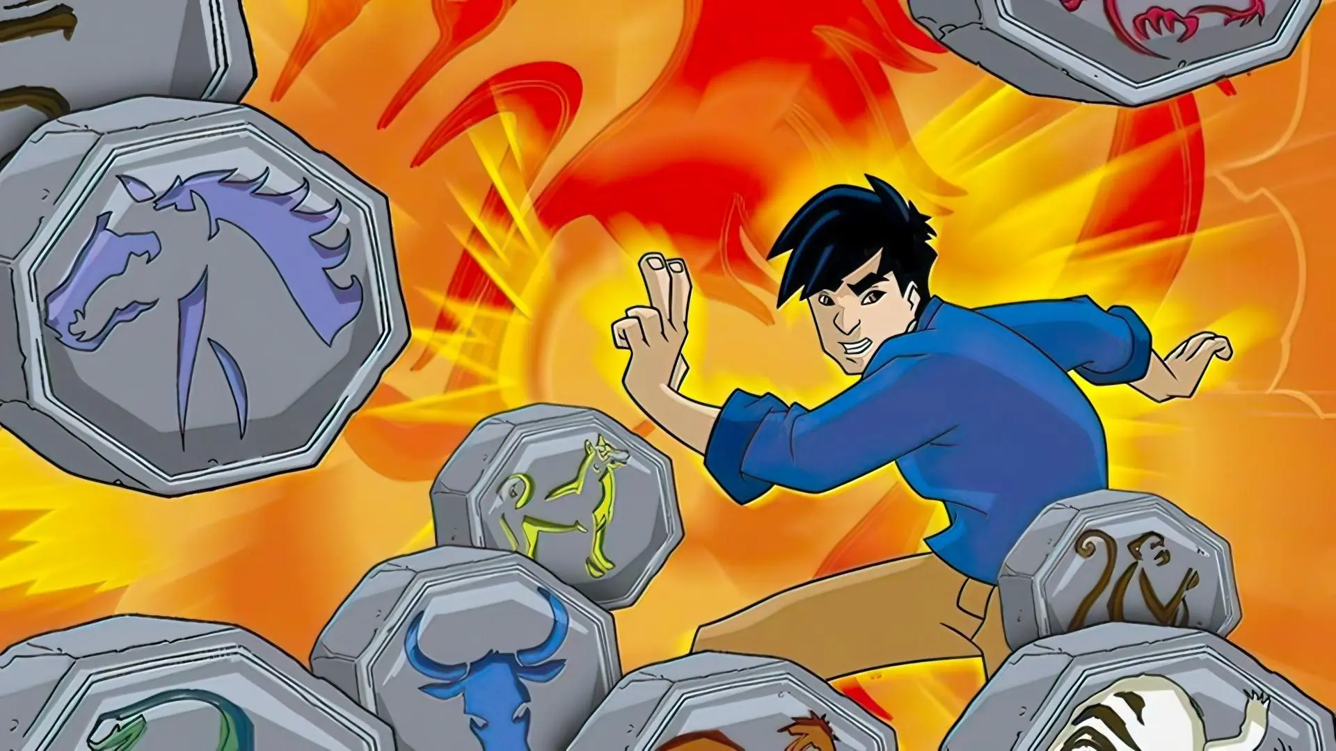 Jackie Chan Adventures backdrop