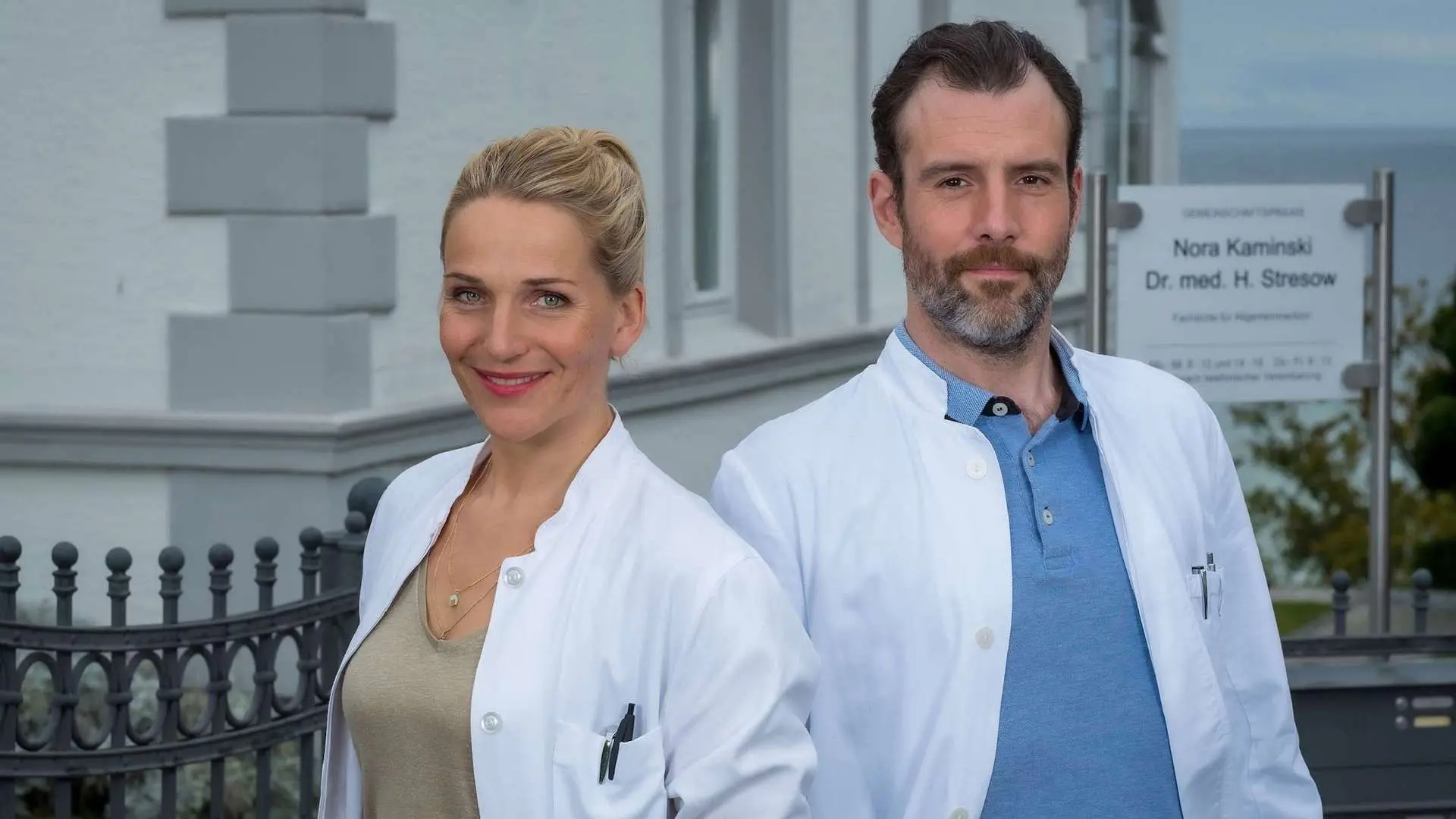 Praxis mit Meerblick backdrop