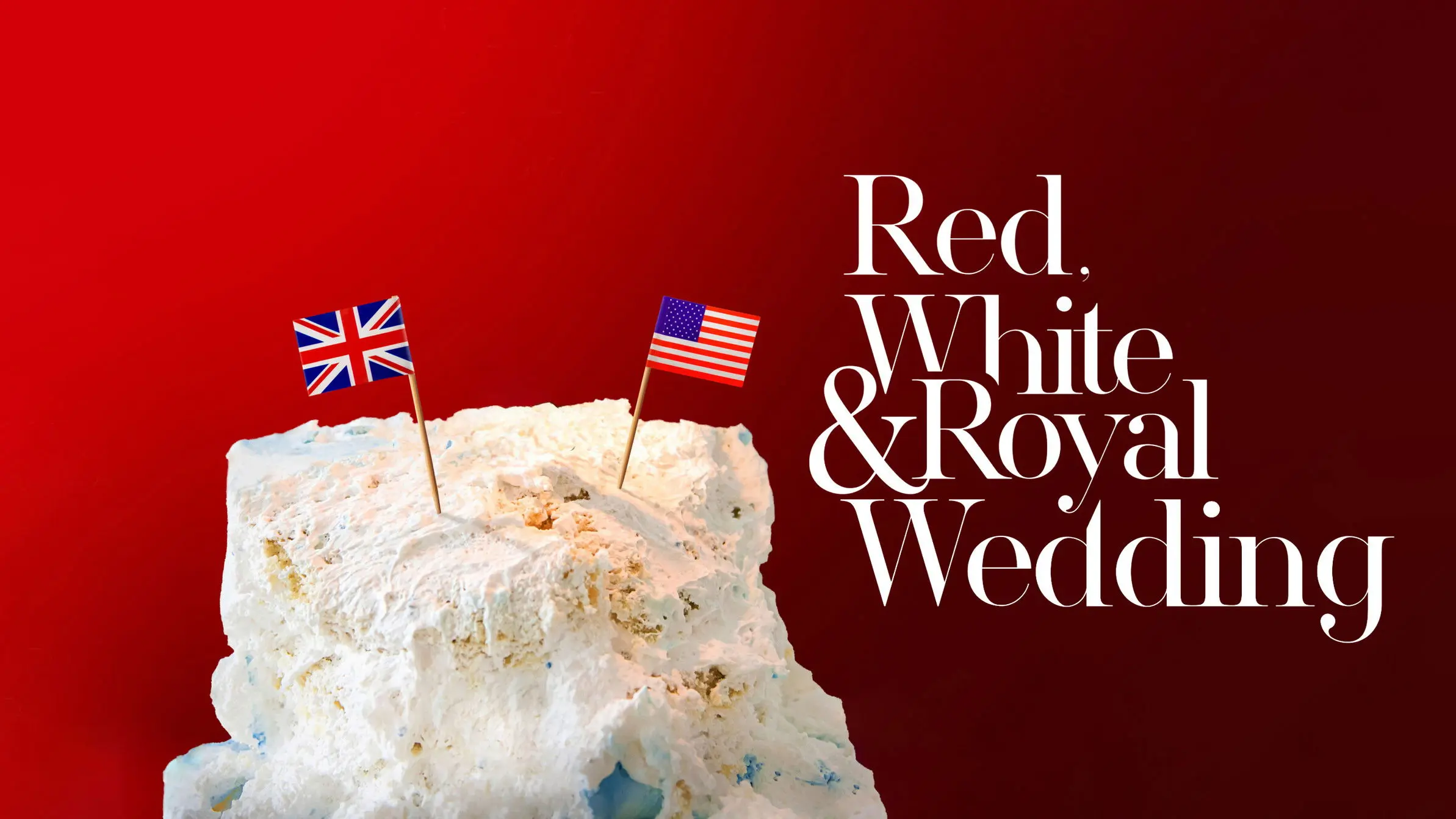 Red, White & Royal Wedding backdrop