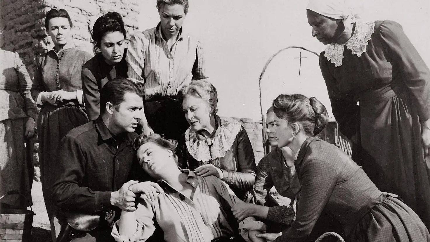 The Guns of Fort Petticoat backdrop