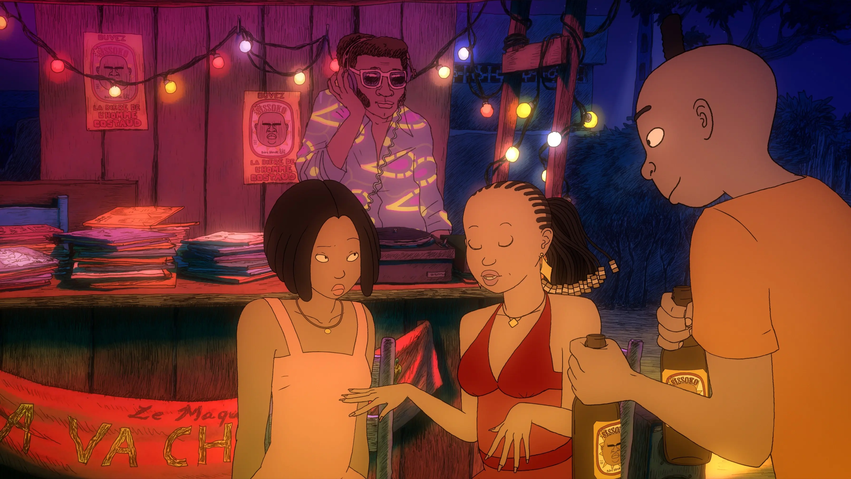 Aya of Yop City backdrop