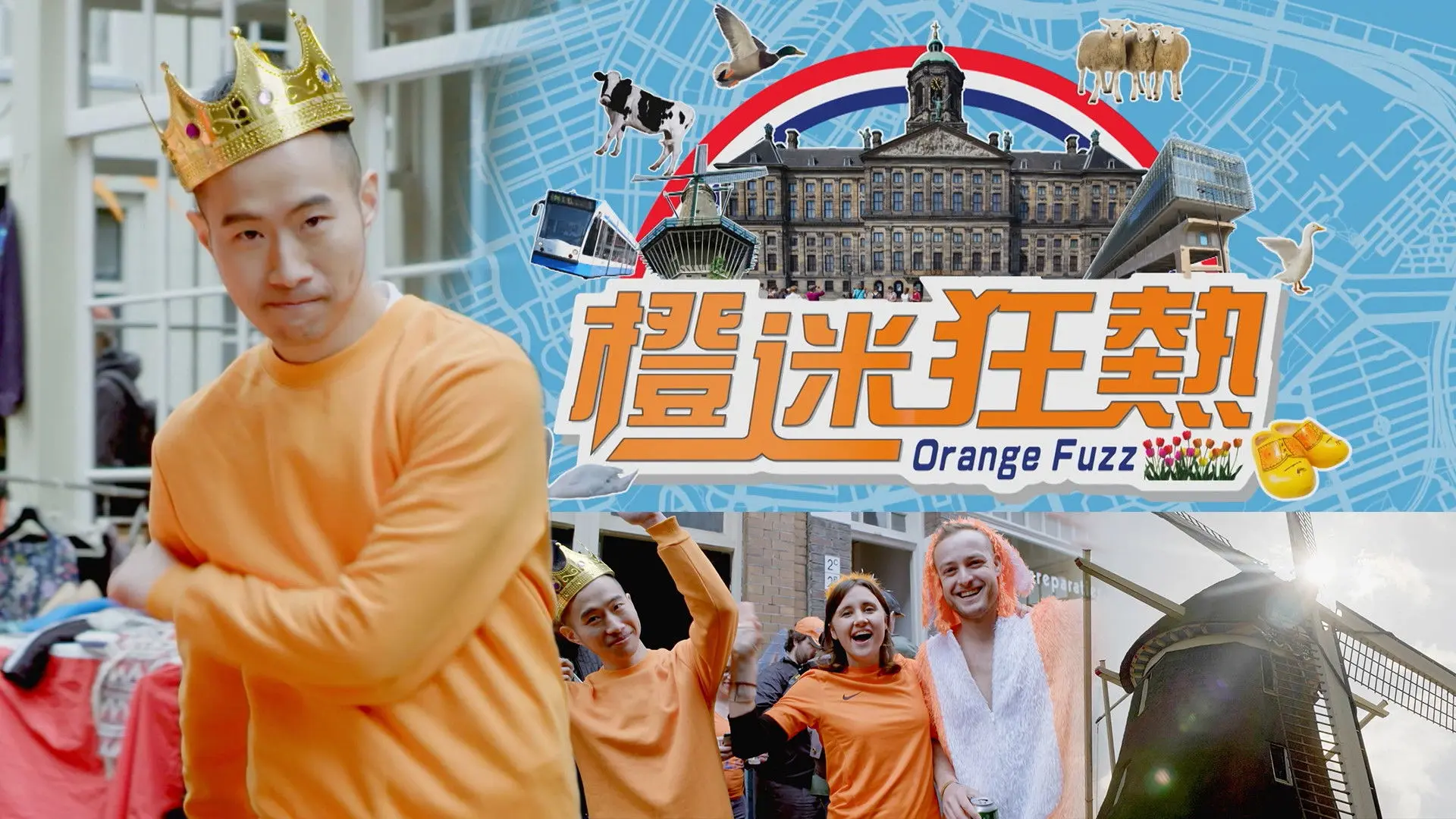 Orange Fuzz backdrop