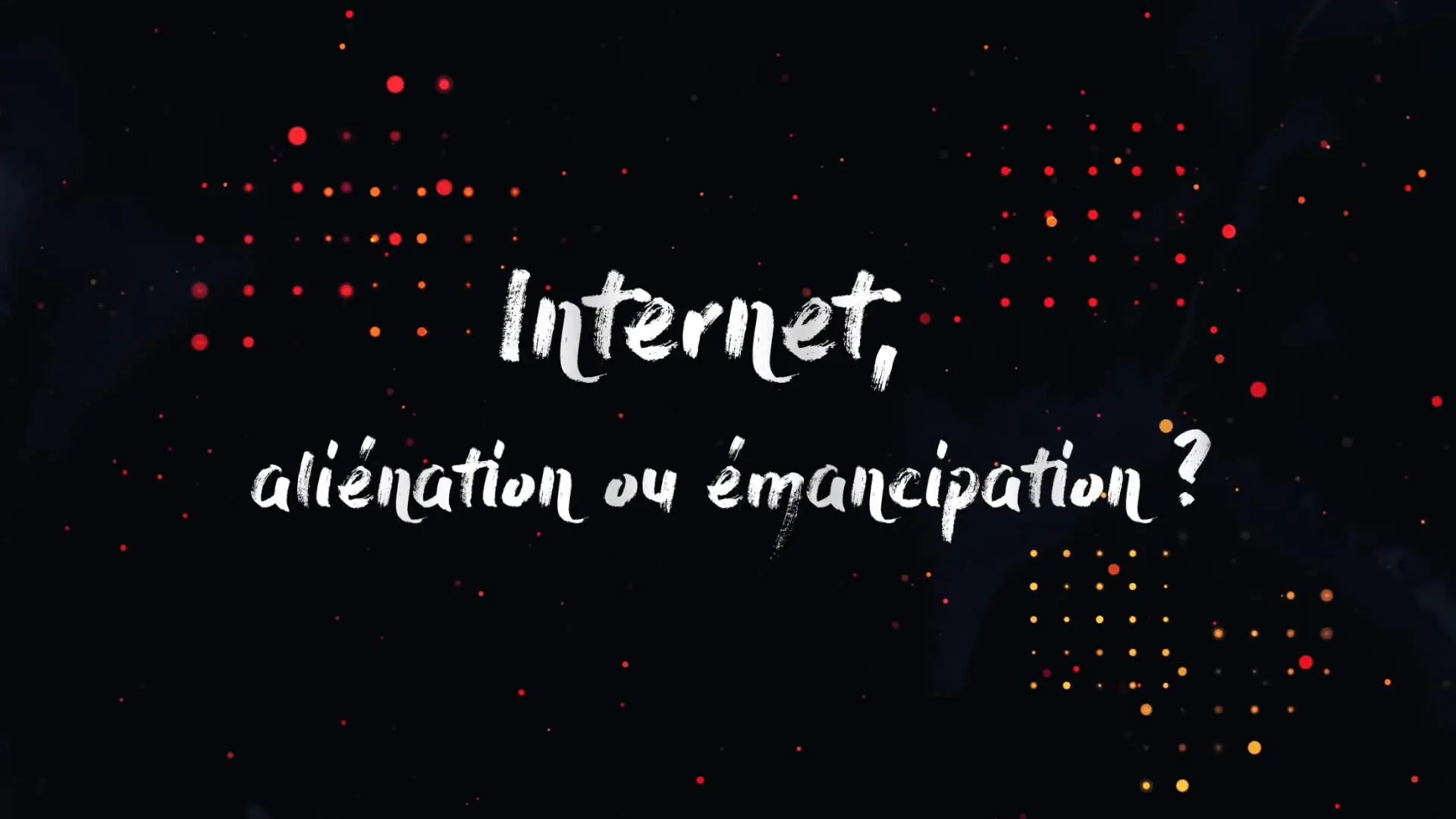 Internet, alienation or emancipation? backdrop