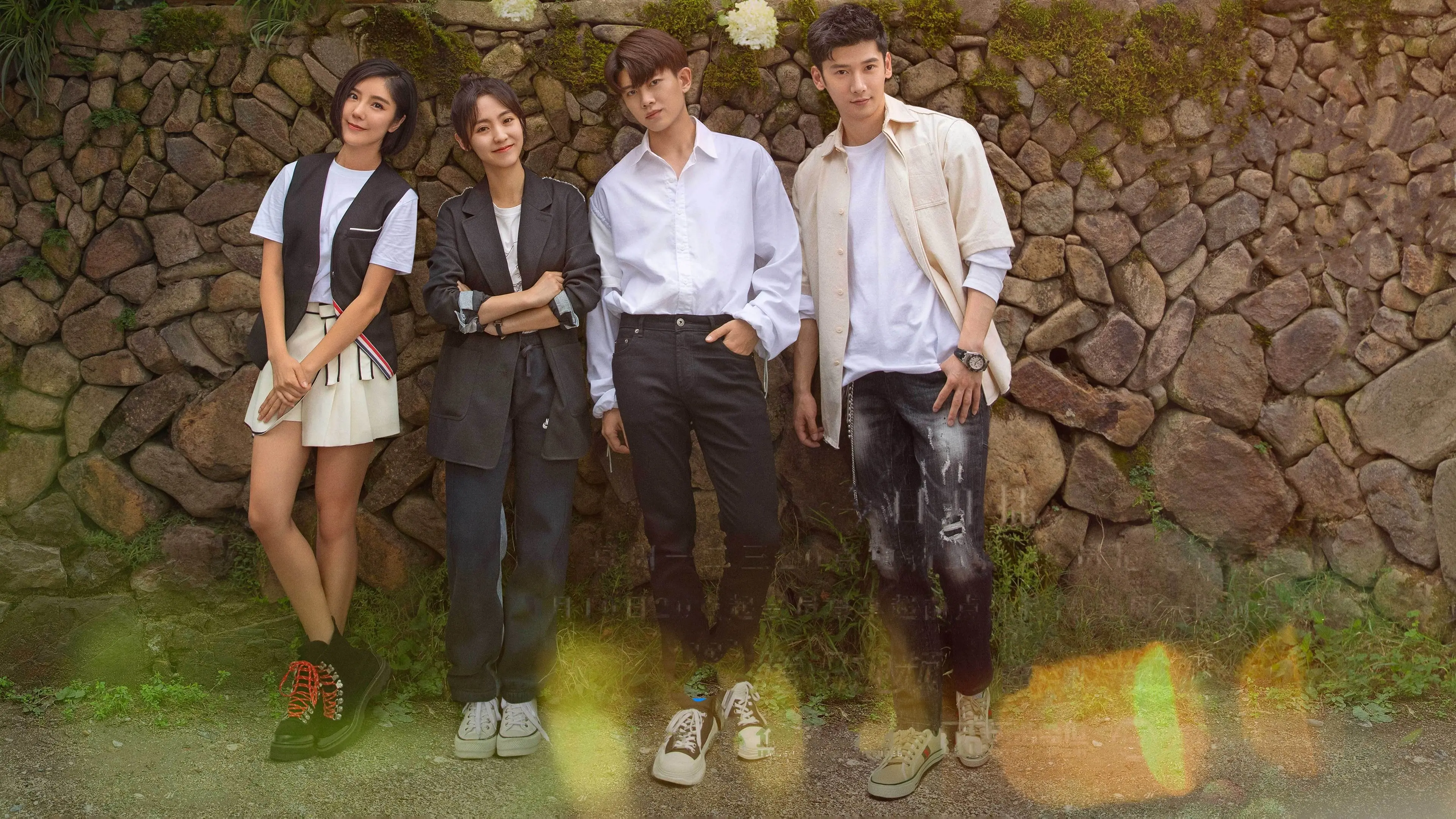 Miss Crow with Mr. Lizard backdrop