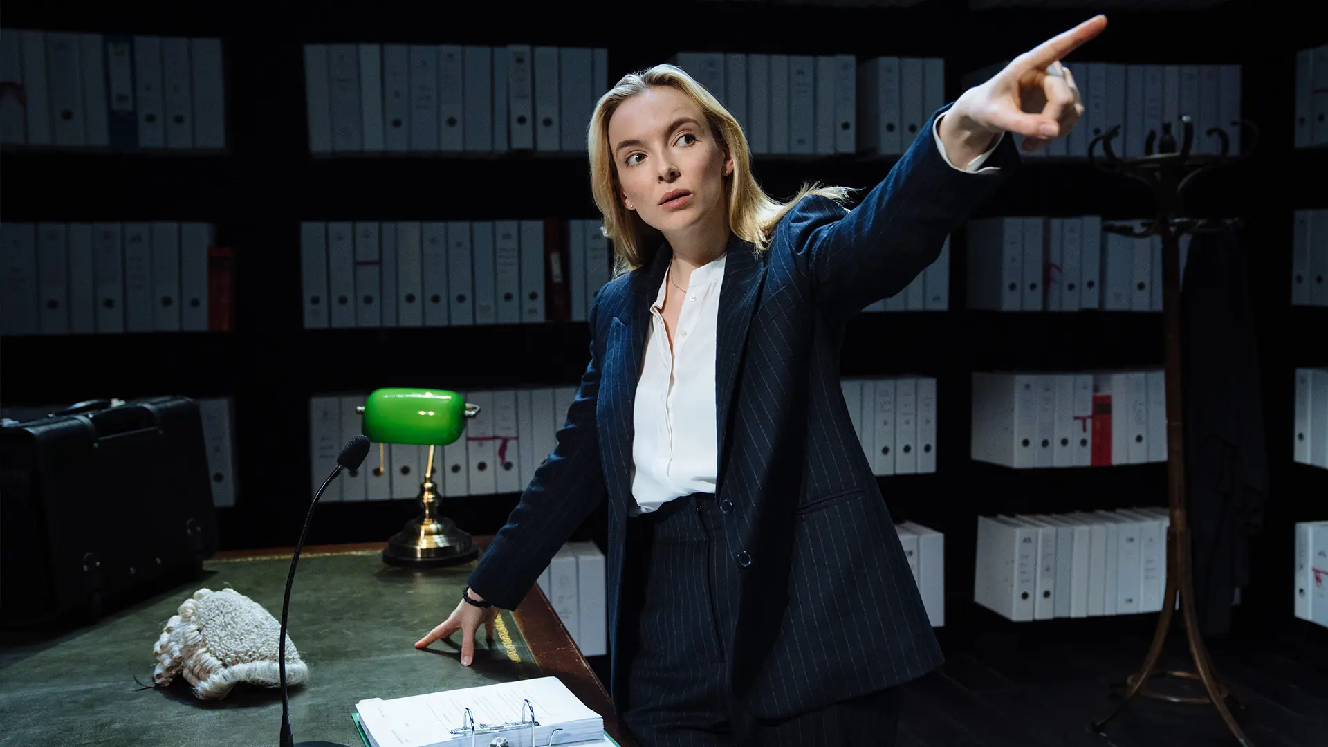 National Theatre Live: Prima Facie backdrop