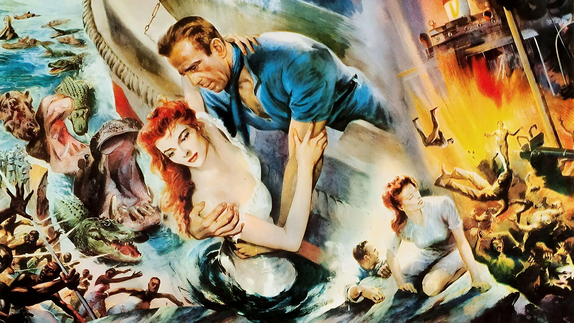 The African Queen backdrop