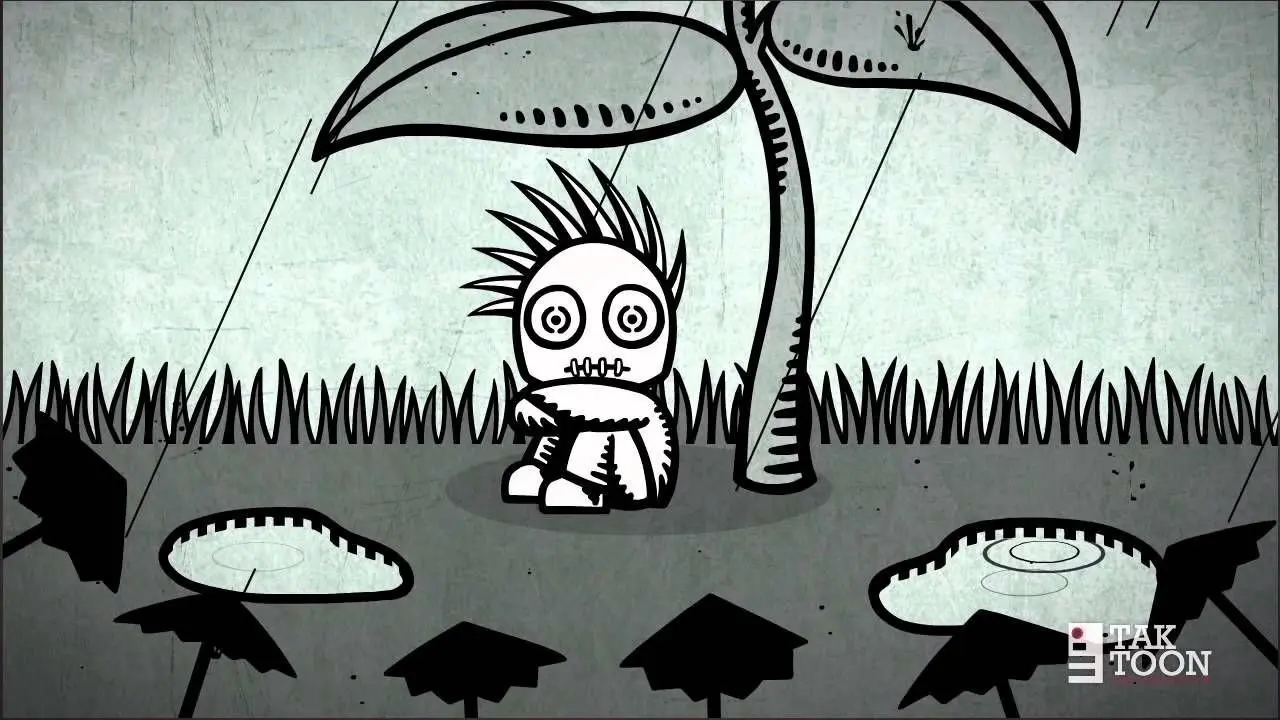 The Forks with Spiky Hands backdrop