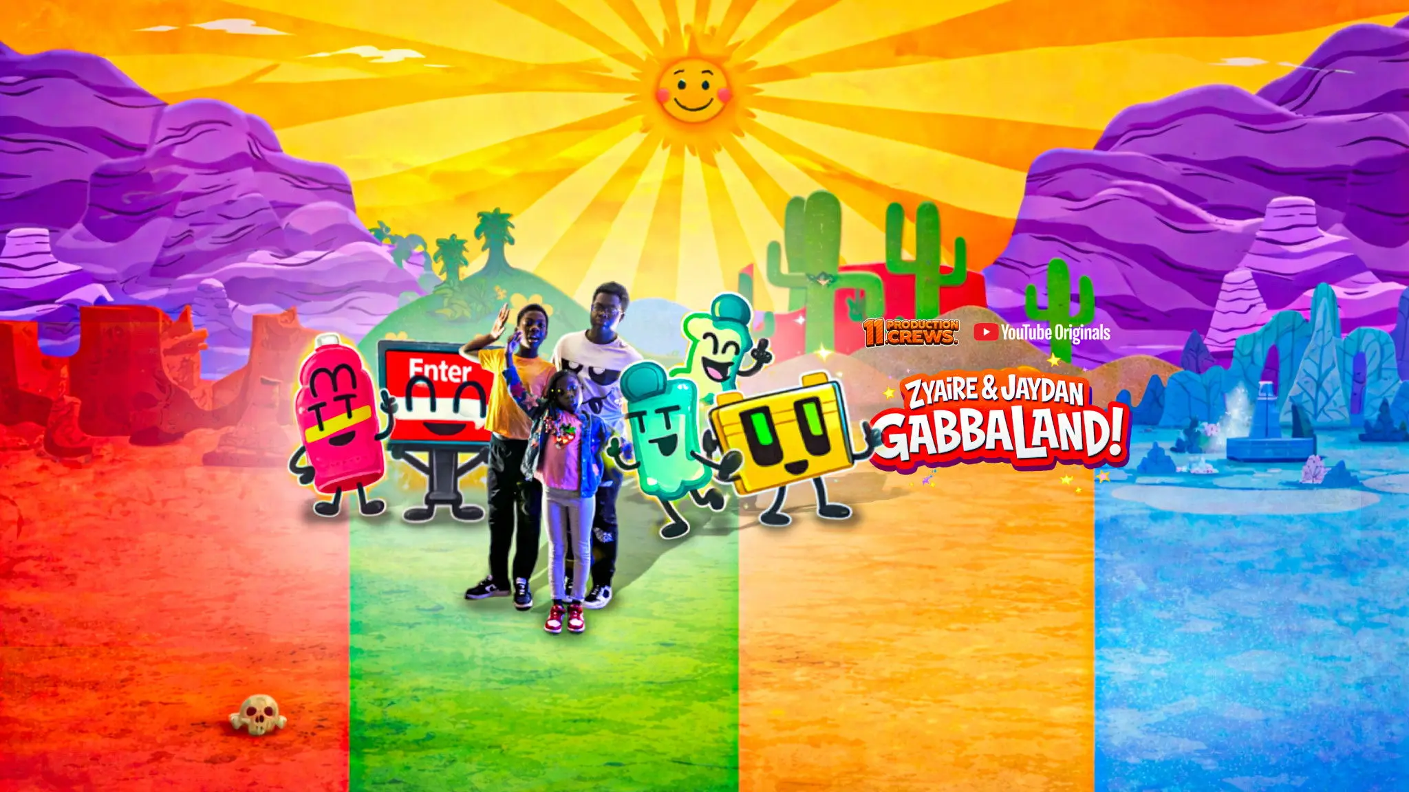 Zyaire & Jaydan GabbaLand backdrop