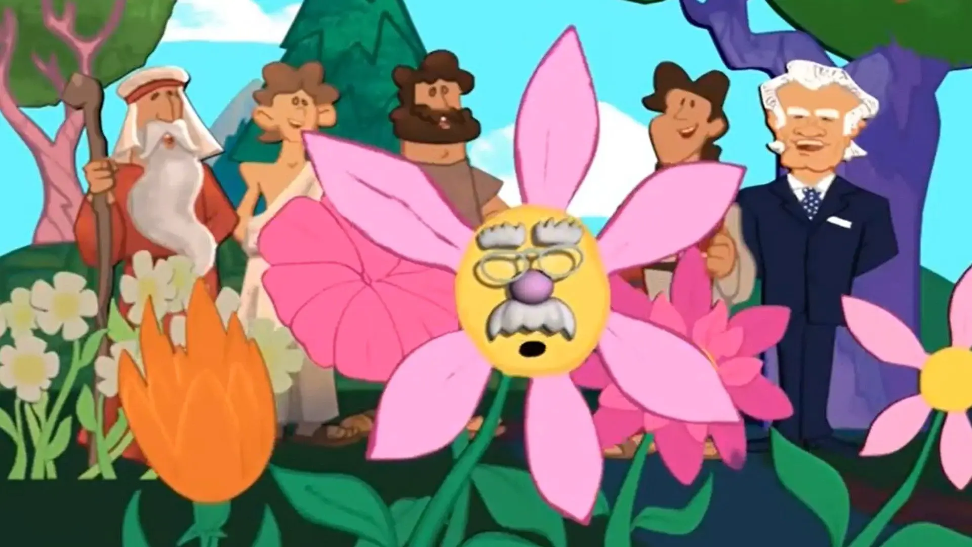 VeggieTales: Gideon Tuba Warrior backdrop