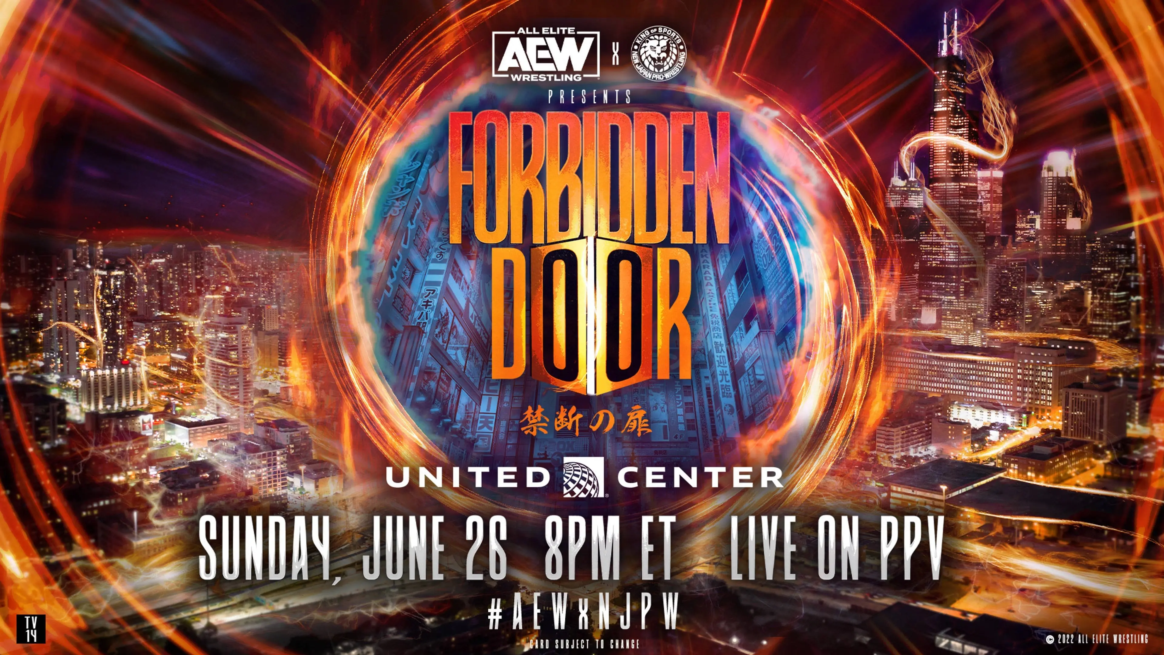 AEW x NJPW Presents Forbidden Door 2022 backdrop