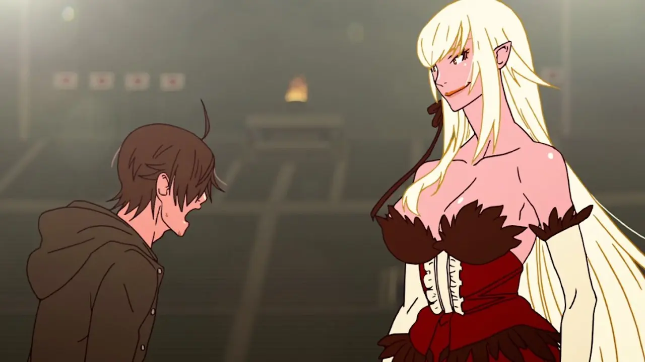 Kizumonogatari Part 3: Reiketsu backdrop